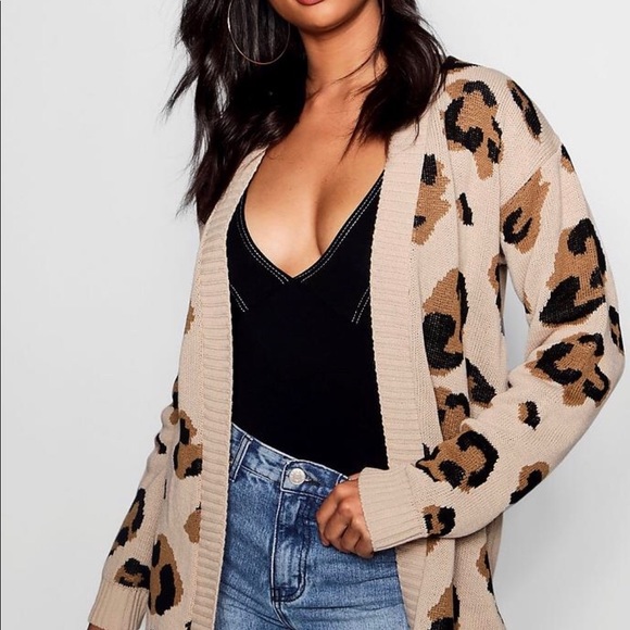 Sweaters - SOLD OUT! Leopard print cardigan
